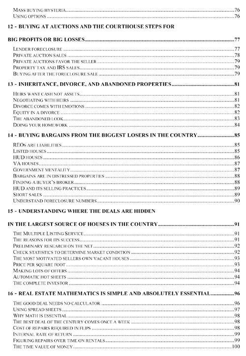Starting Real Estate Investing TOC (5) copy